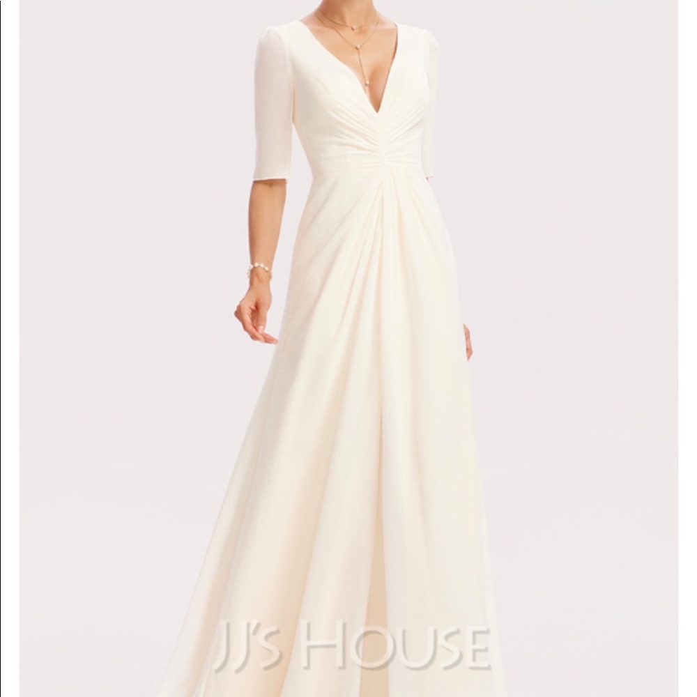Ivory long dress
